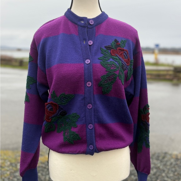 Joseph Ho Studio 100% Wool Cardigan - Picture 9 of 10